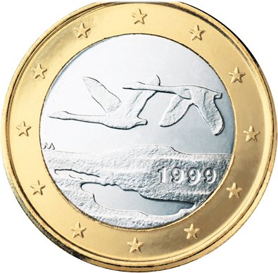 1 Ruble Coin Aged